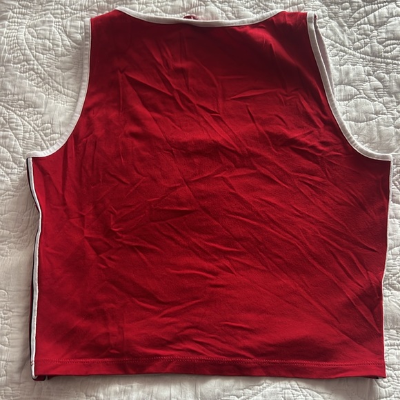 Cute Guess zipper crop top.  Lightly used, nothing wrong with it. - Picture 2 of 4